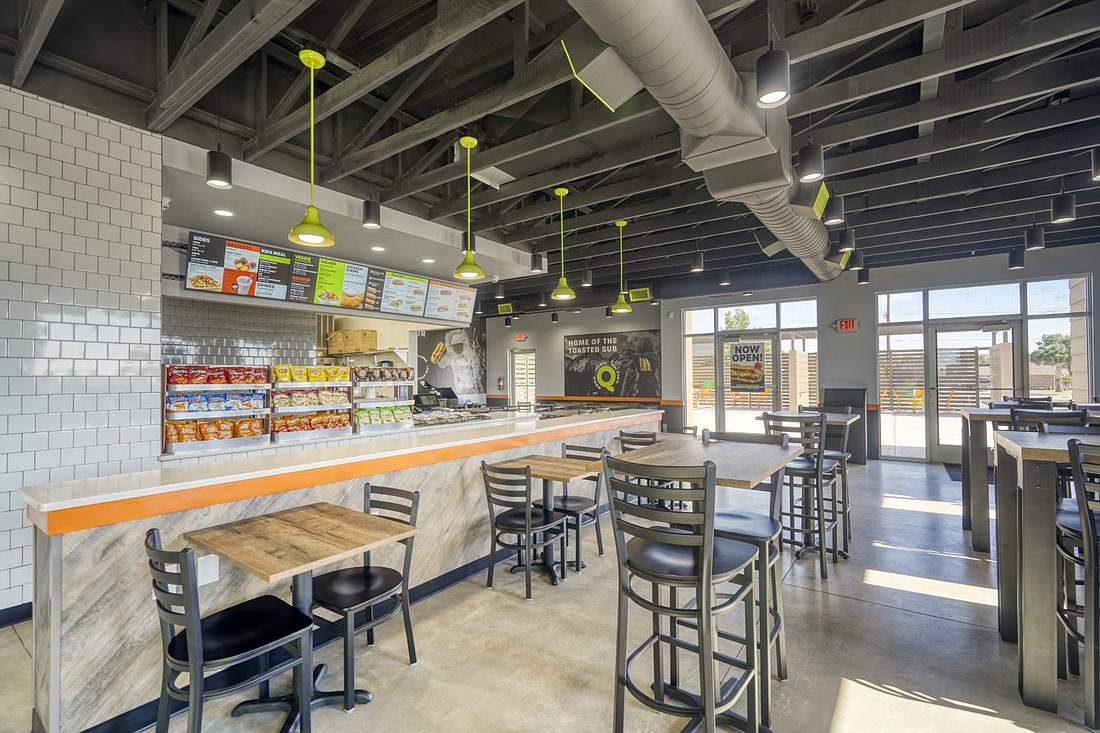 Denver-based REGO Restaurant Group introduced a newly-designed Quiznos last year.