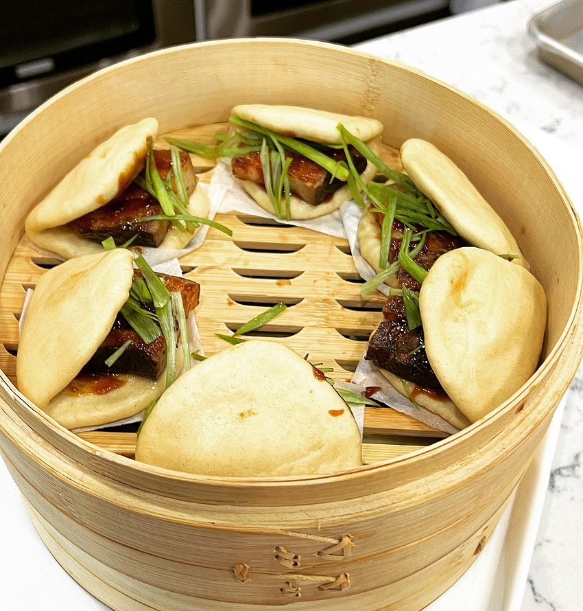 Chef Wu's 18-hour Sous Vide pork belly.