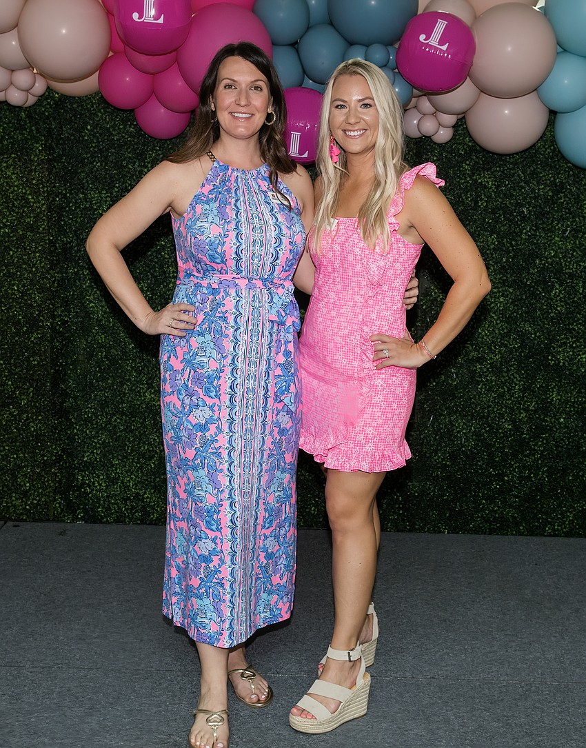 Lily Pulitzer Fashion Show co-chairs Danielle Gallagher and Veronica Perrelli