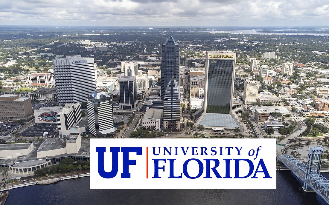 The University of Florida plans to build a health and financial technology graduate center in or near Downtown Jacksonville.