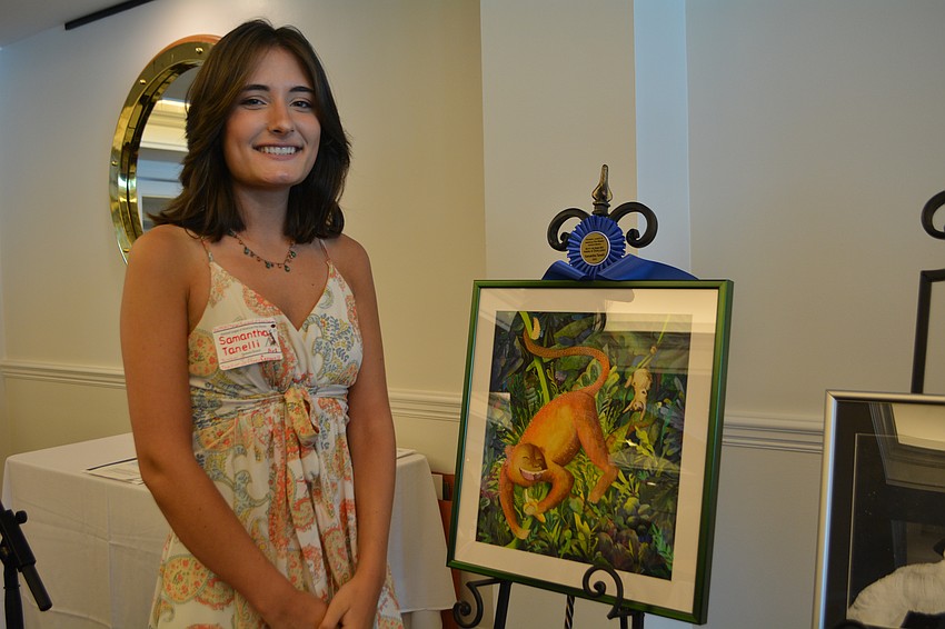 Samantha Tanelli, winner of the Betty Altman Award of Excellence