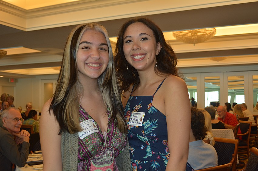 Liv Doura, winner of Cornelia T Bailey award, and Ocean Bruinius, winner of Donor Special award