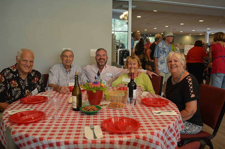 Greg Fiore, Tom Reese, Reverend Brock Patterson, Sue Reese, Donna Heffner