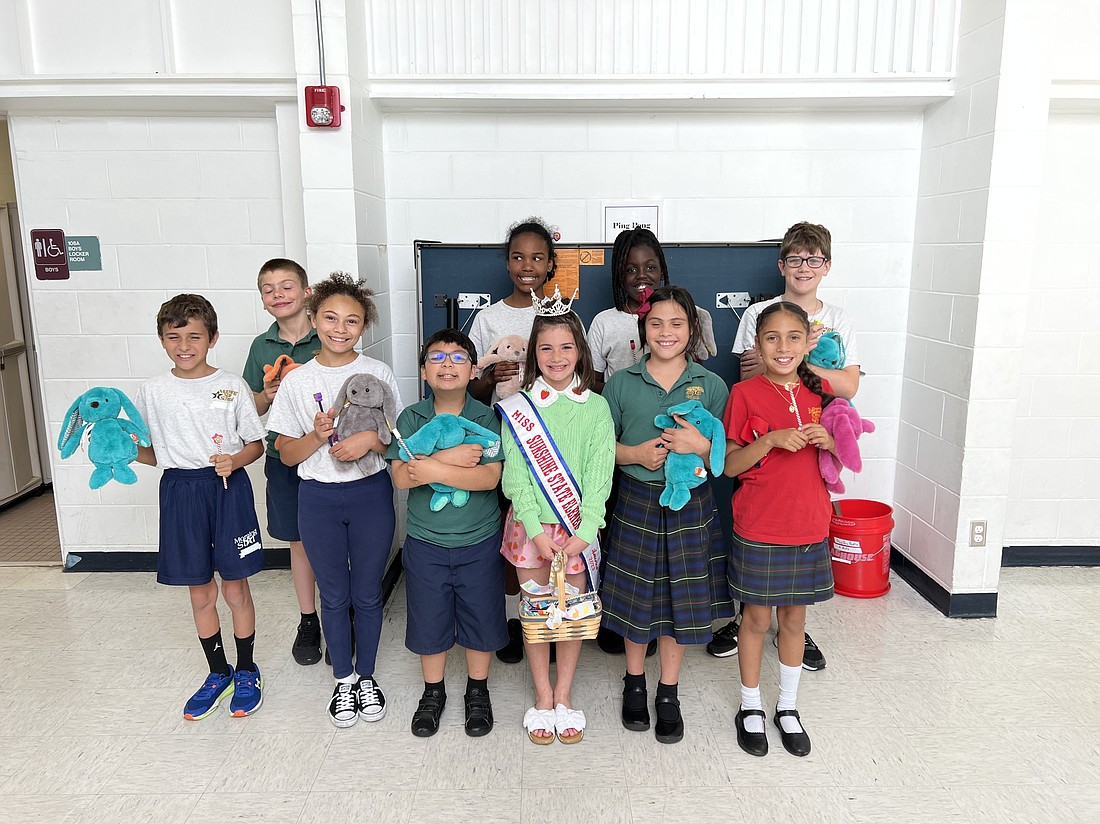 Gianna Capri visited Morning Star School on April 26 to raise awareness about bullying and promote kindness. Courtesy photo