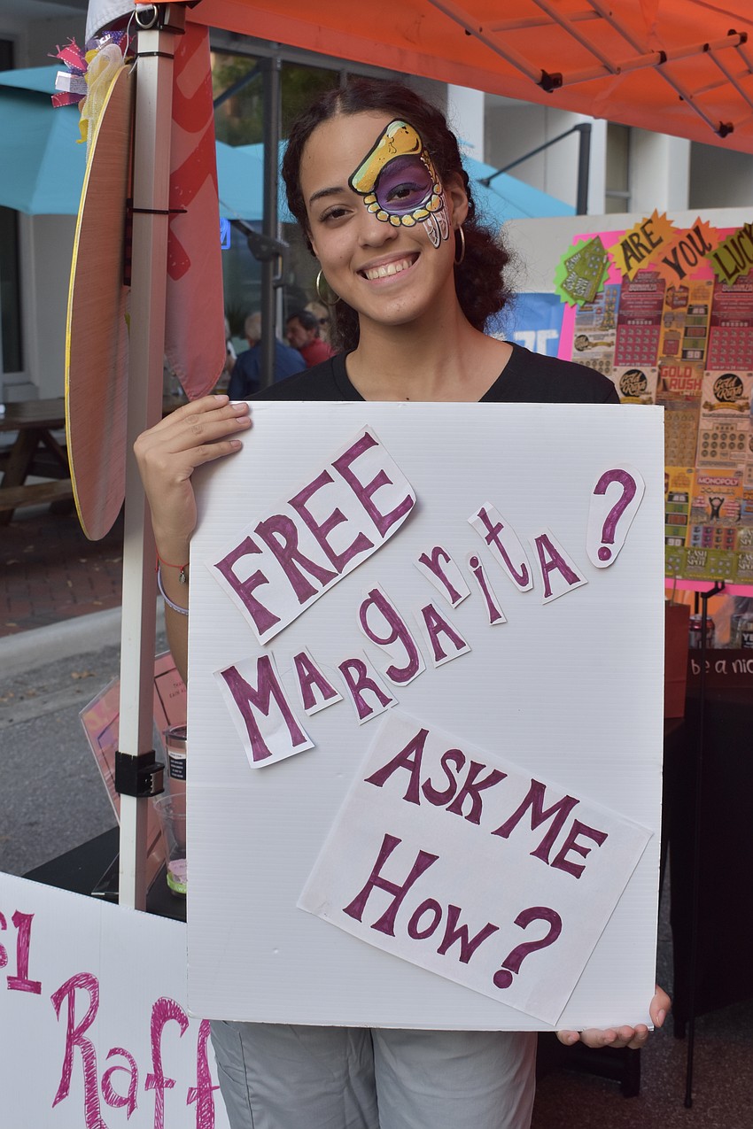 Blaze of Hope member Claudia Viamonte at the Circo event.