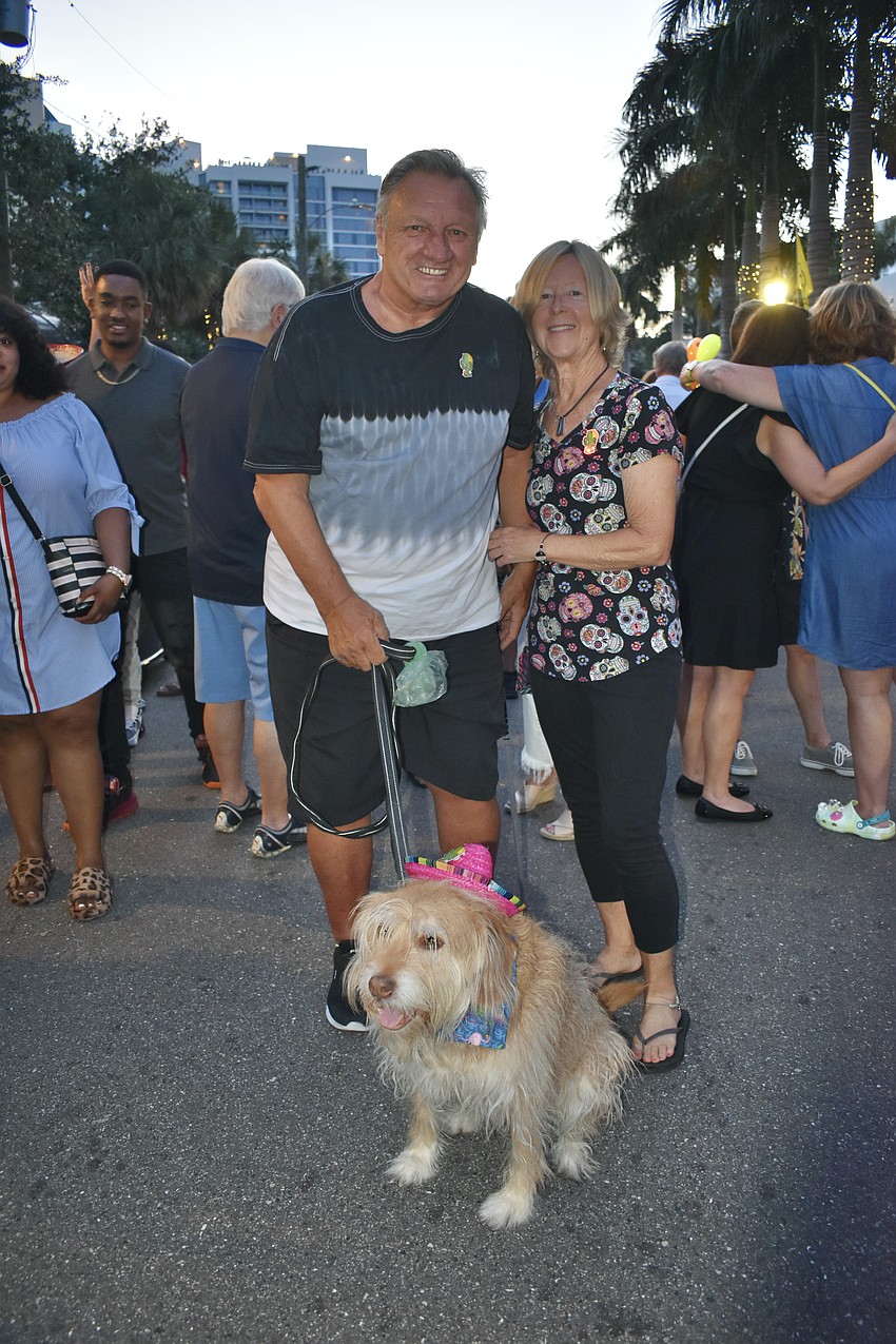 Joseph Scully, Lea, and Kathy Scully at the Fresh Fridays event