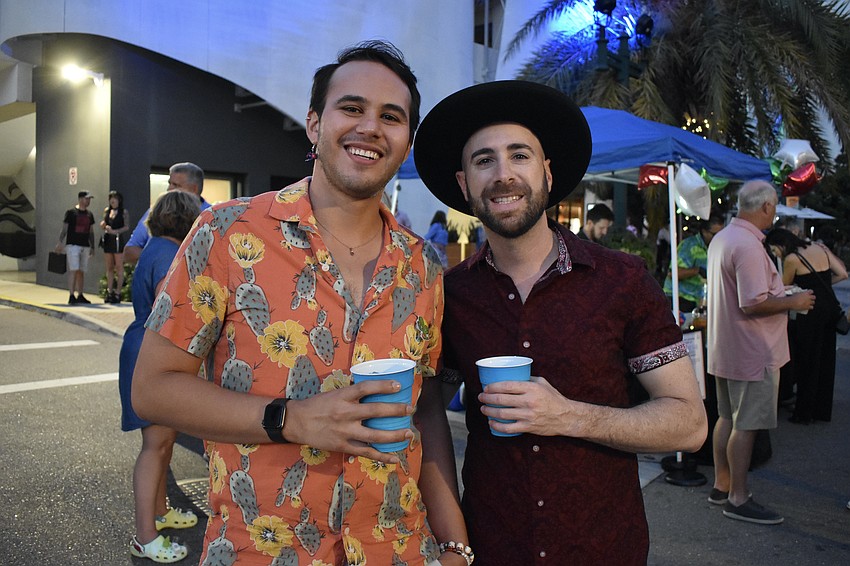 Cristian Raygoza and Steven Wertheimer at the Fresh Fridays event