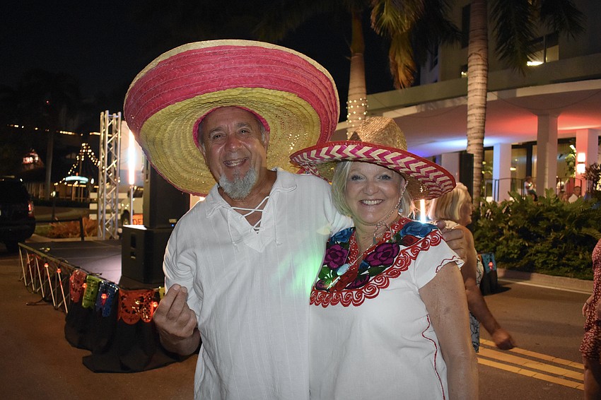 Perry and Nancy Minas at the Fresh Fridays event.