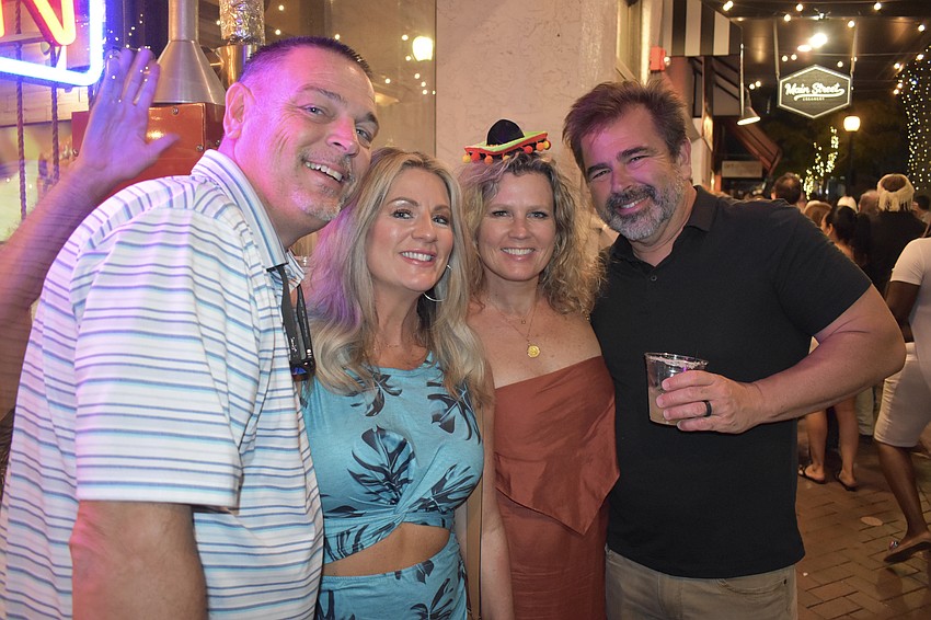 Bruce Ratliff, Kristi Ratliff, Joe Begley, and Kim Begley at the El Melvin event