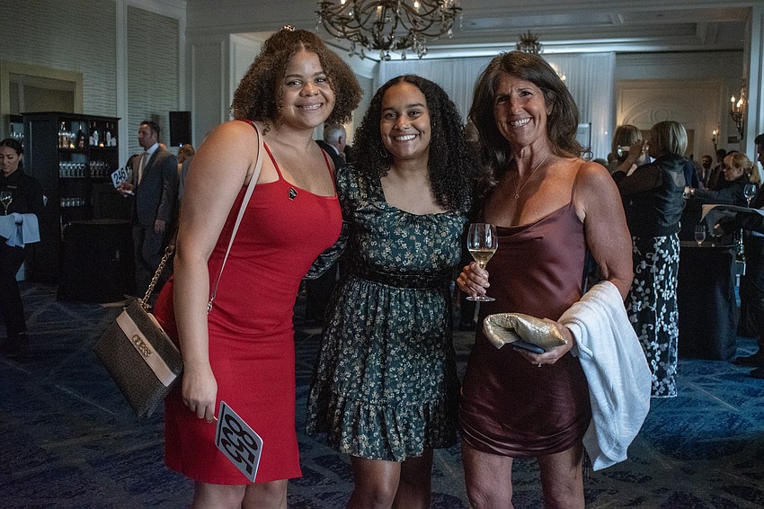 Bri Hashim, Ava McLeod and Sue McDermott.