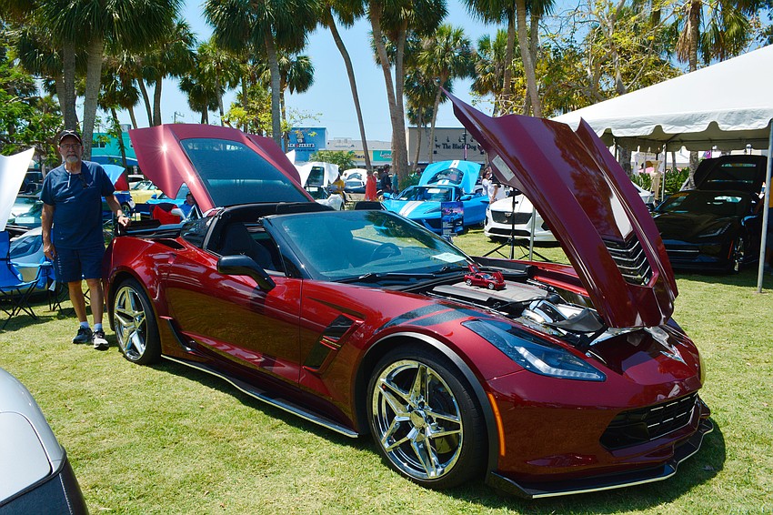 John Heilbrunn stands next to his 2019 C7 Grand Sport.