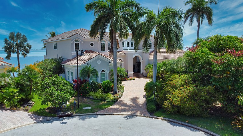 This home, with six-bedrooms and six-and-a-half baths, at 596 Outrigger Lane on Longboat Key sold for $6,995,000.