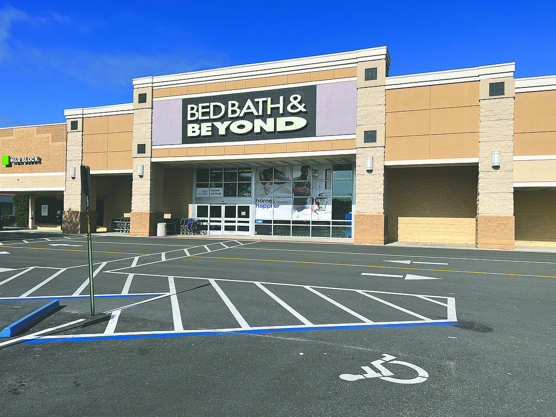 The Bed Bath & Beyond store at Regency’s South Beach Regional shopping center in Jacksonville Beach.