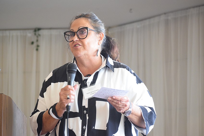 Mary Beth Rempp, a member of the Palm Aire Women's Club, says she's proud the club is able to help six nonprofits through grants.