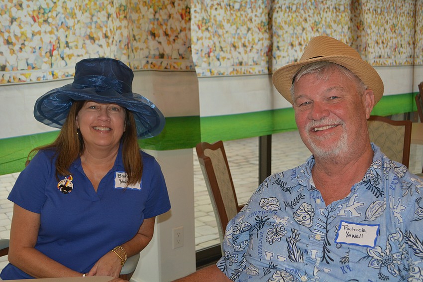 Brenda and Patrick Yewell moved to Longboat from Kentucky. Brenda placed the winning bet on Mage, the Kentucky Derby winner.