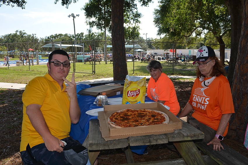 Dylan Mayes, Beth Heckler, and Elizabeth Harrod