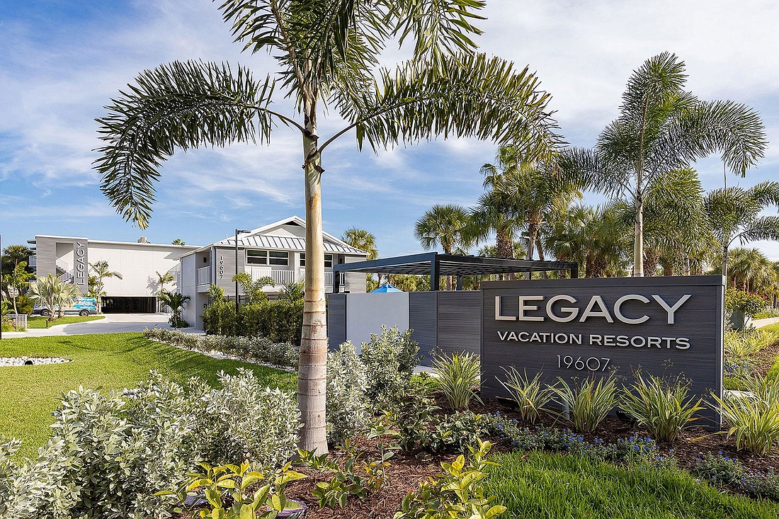 Legacy Vacation Resorts says its new solar-energy array will produce 78% of the electricity needed to power its Indian Shores property for an entire year.