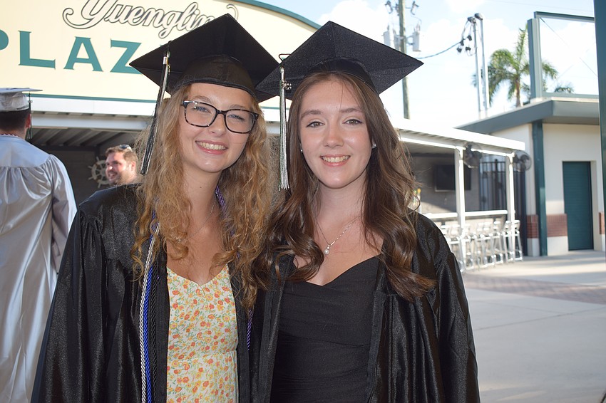 Lakewood Ranch High School's Linsey Beatenhead and Kailey Schlabach are excited to see what the future holds.