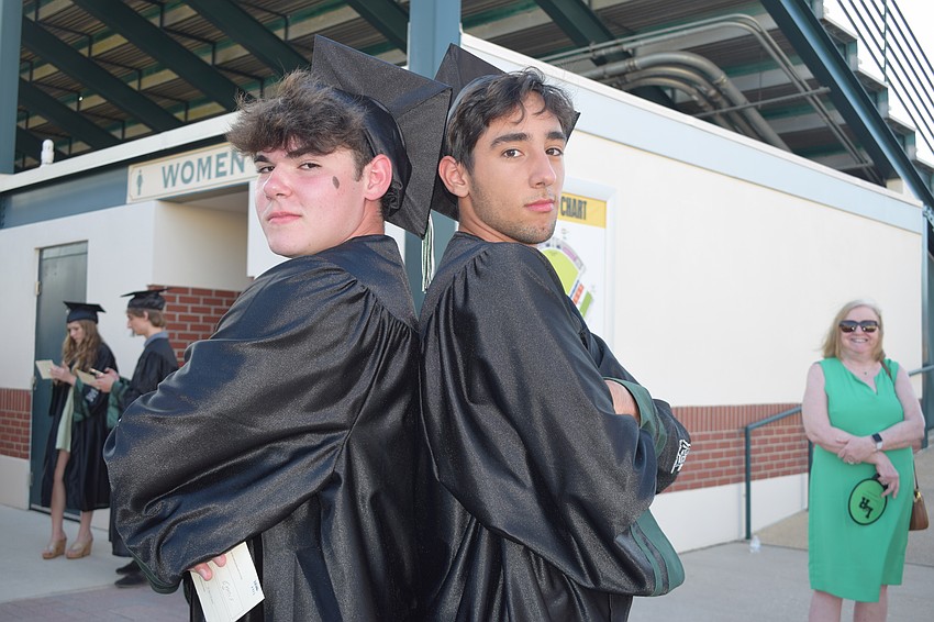Lakewood Ranch High School's Edwin Ennis and Bryan Endo can't wait to start working toward their careers.