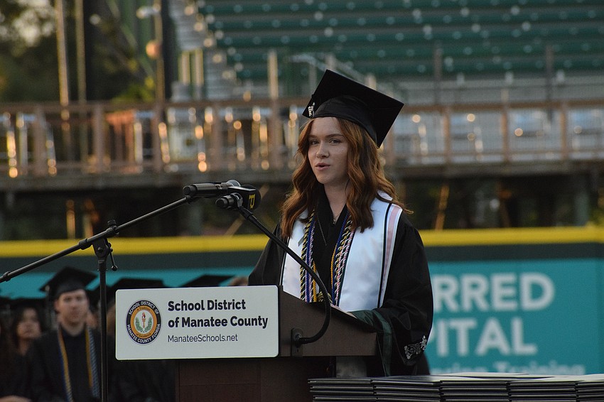 Lakewood Ranch High School's Tierney Thornhill is one of three commencement speakers.