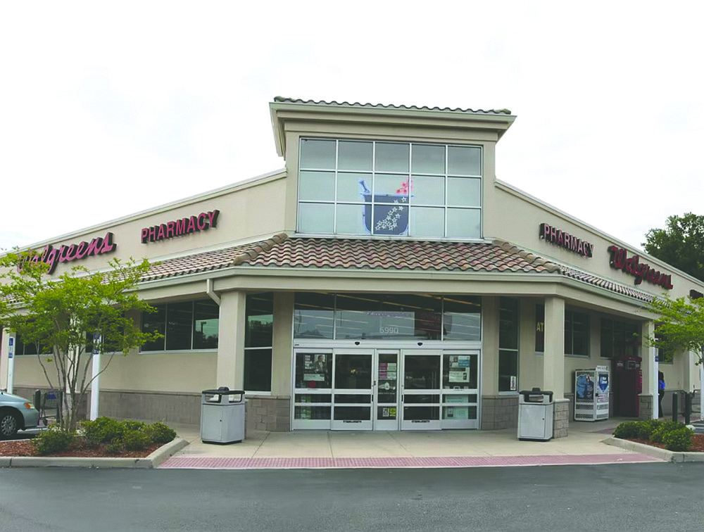 Walgreens at 5990 Townsend Road near Blanding Boulevard sold for $6.475 million. The property is west of Naval Air Station Jacksonville.