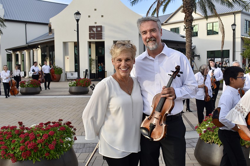 Country Club residents Maria and Marty Fullam are members of Strings Con Brio. They joined the orchestra a few months after moving to Lakewood Ranch.