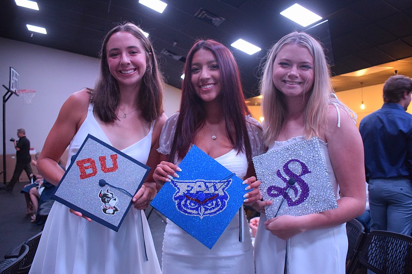 Out-of-Door Academy's Ada Giraldo is headed off to Boston University while Emma Clyne will attend Florida Atlantic University and Emily Peterson will go to Sewanee, University of the South.