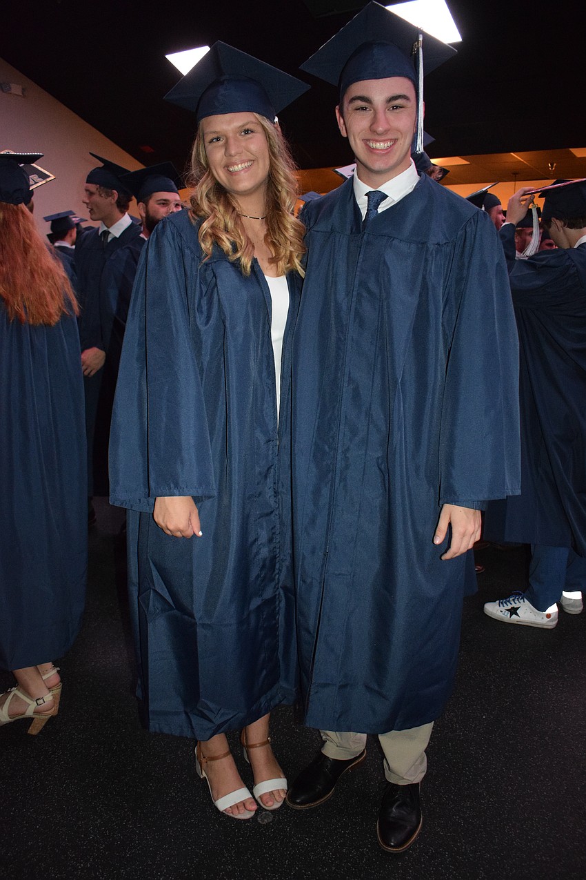 Out-of-Door Academy's Harper Campbell and Johnny Robinson say graduating is bittersweet, especially for Robinson who has been attending ODA since kindergarten.