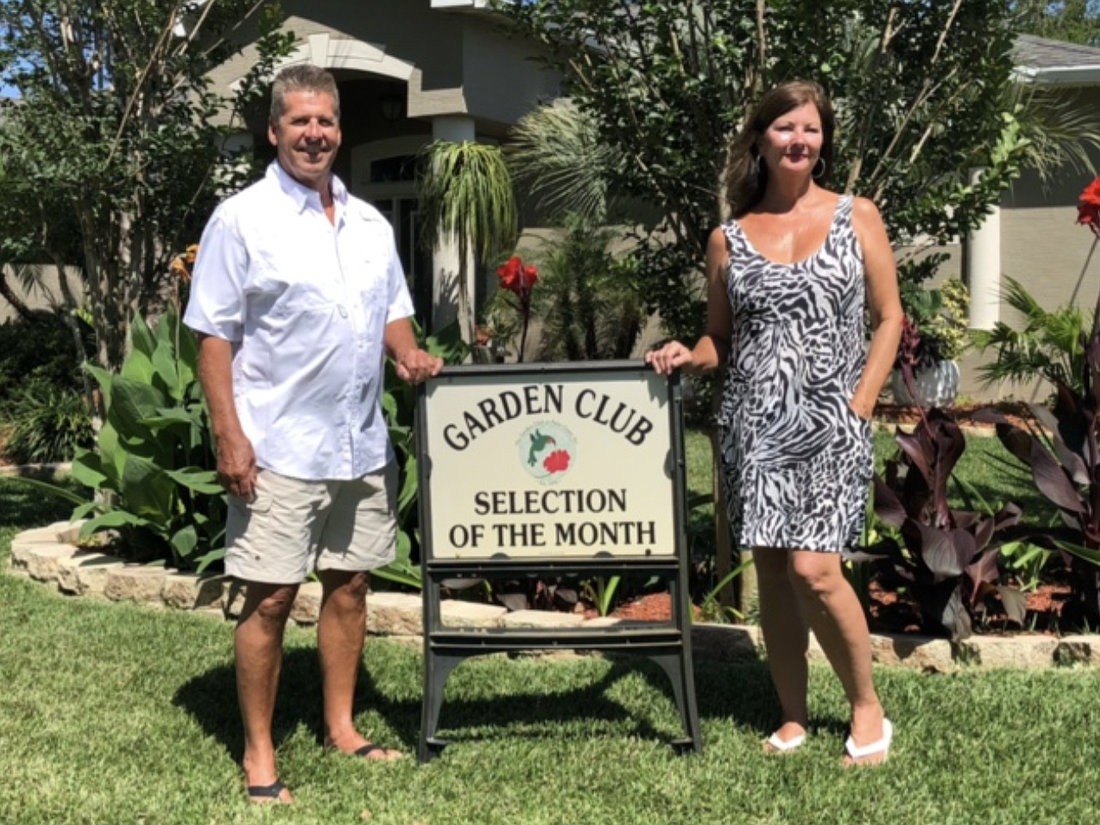 Patty and Dan Murphy. Photo courtesy of the Garden Club at Palm Coast.