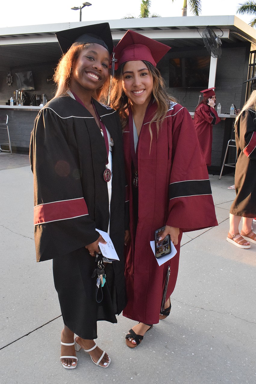 Braden River High School's Swahina Risselin and Isabella Ferrito say high school was a time where they made a lot of memories and connected with people and grew as people.
