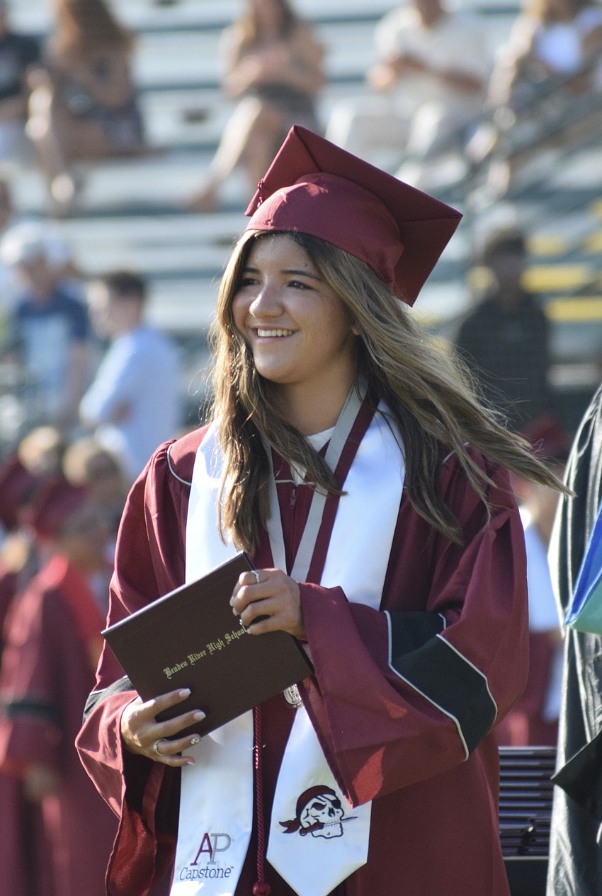 Braden River High School's Gabriella Ramirez-Barrero is excited to be graduating.