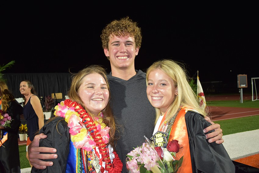 Kylie Lally, Elias Corn, and Madelyn Svenson