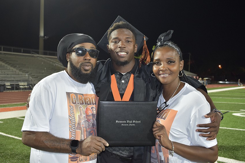 Terry Smith, Caleb Bradley, and Wretta Bradley.