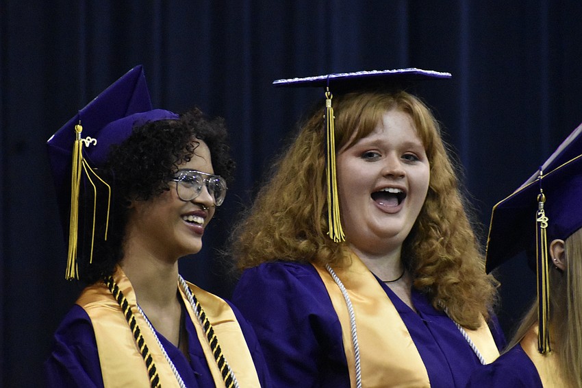 Tanaysia Talkovic and Claire Nicole Timney sing 