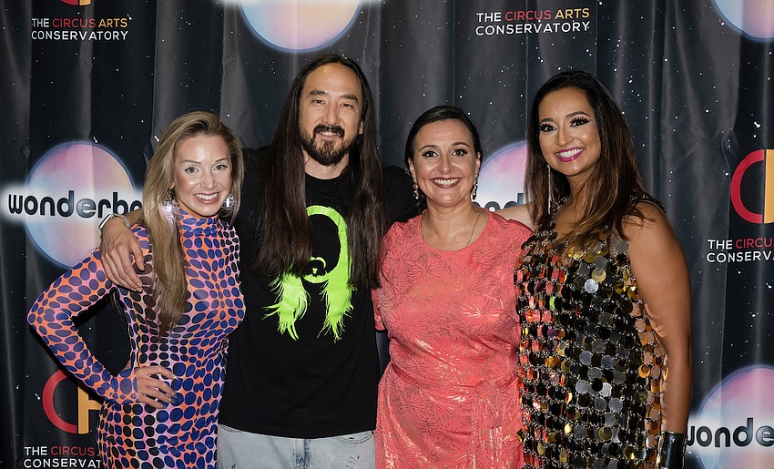 Nathalie Michalowski, Steve Aoki, Jennifer Mitchell and Umbreen Khalidi-Majeed