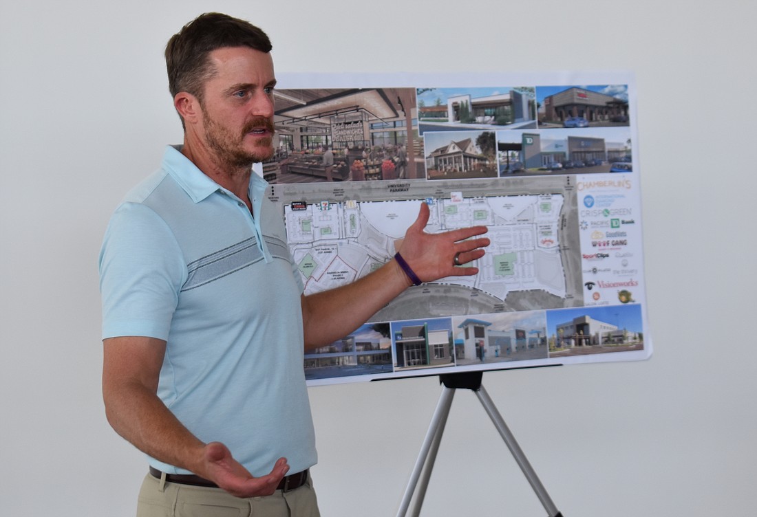 CASTO Managing Director of Southeast Development Michael Chadwick talks to the Lakewood Ranch Business Alliance about his company's many projects.