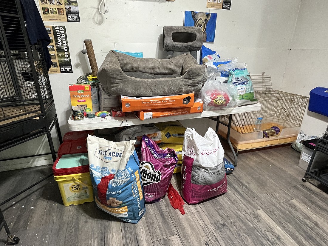 Donations for the Pet Food Bank are growing at Farmhouse Animal and Nature Sanctuary.