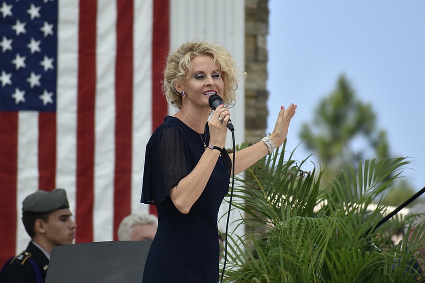 Recording artist Lindsey Graham sings 