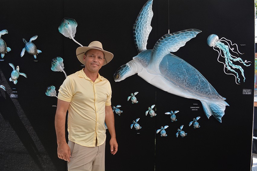 Maykel Medina of Cape Coral grew up with sea life surrounding him.