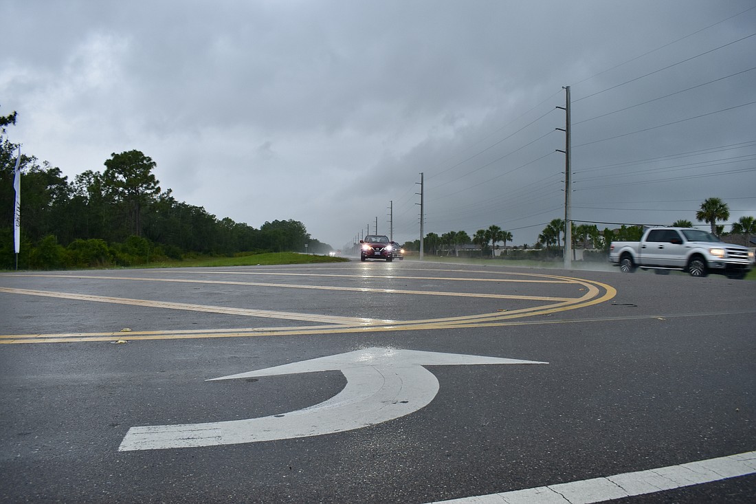 A roundabout at the intersection of State Road 70 and Del Webb Boulevard is one of seven planned for the busy and dangerous stretch of road.
