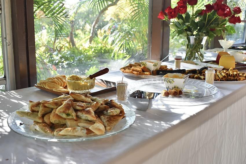 Numerous food offerings were provided at the event.