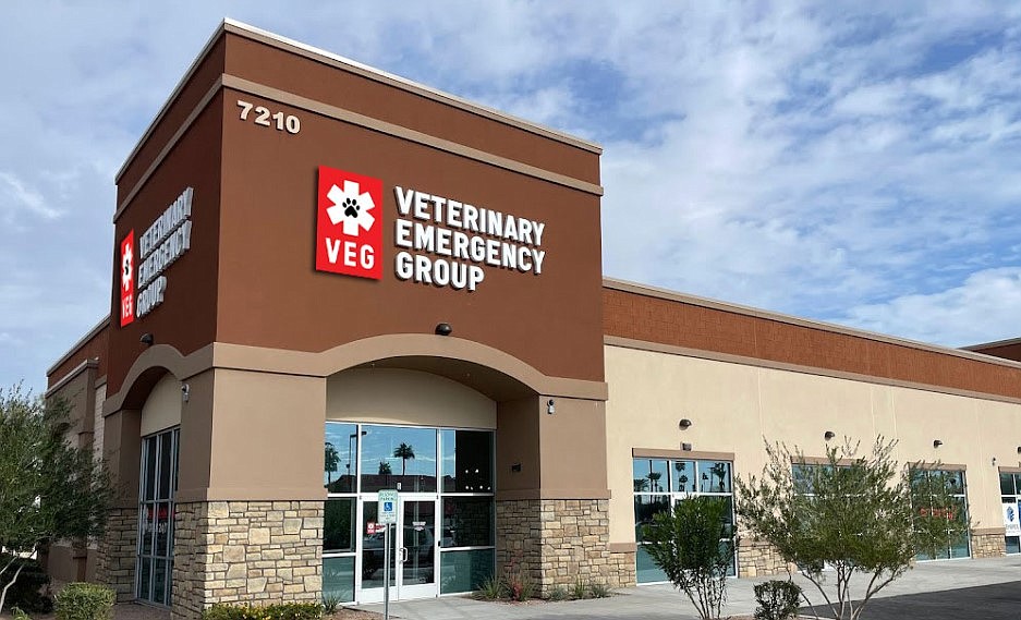 Veterinary Emergency Group, shown in this example, is in review for a center at St. John’s Town Center North.