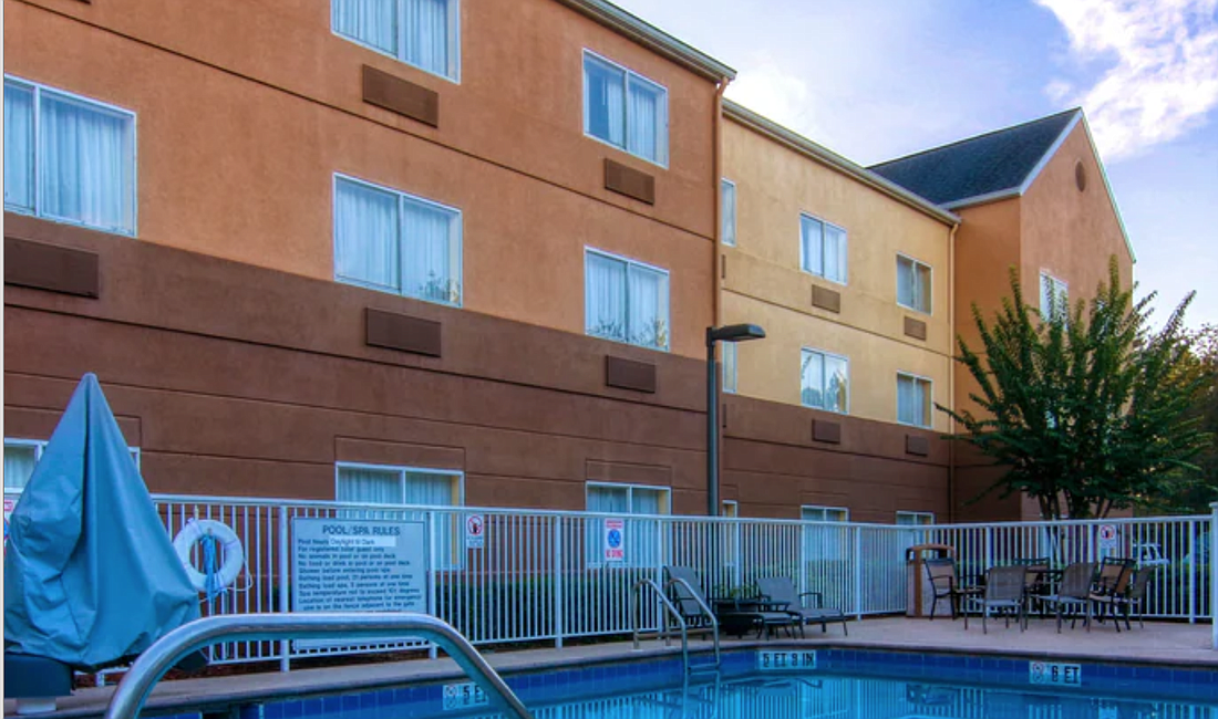 The Fairfield Inn & Suites by Marriott Jacksonville Airport is at 1300 Airport Road.