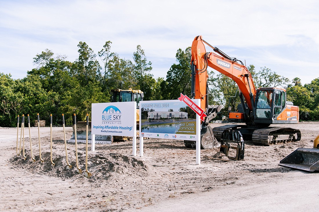 Blue Sky Communities is building a senior living community on 64th Street South with the help of about $6.7 million from the city of St. Petersburg.