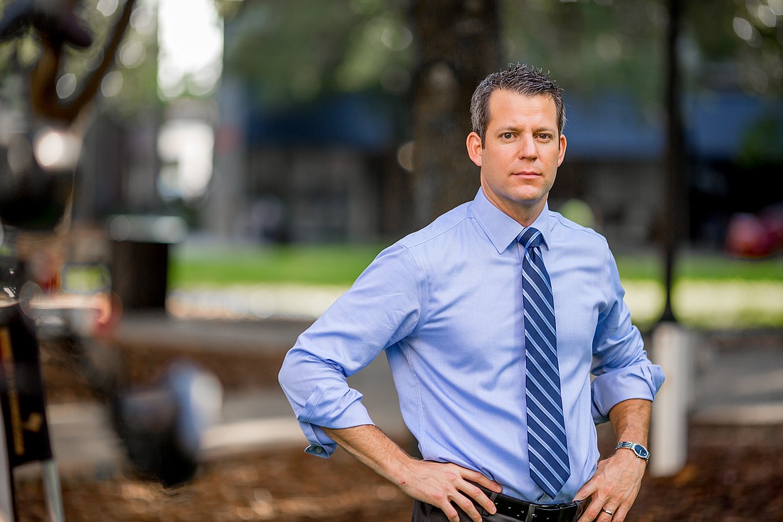 Andrew Warren was a state attorney representing Hillsborough County until his suspension in August 2022. He recently spoke at the Longboat Key Democratic Club's June event.