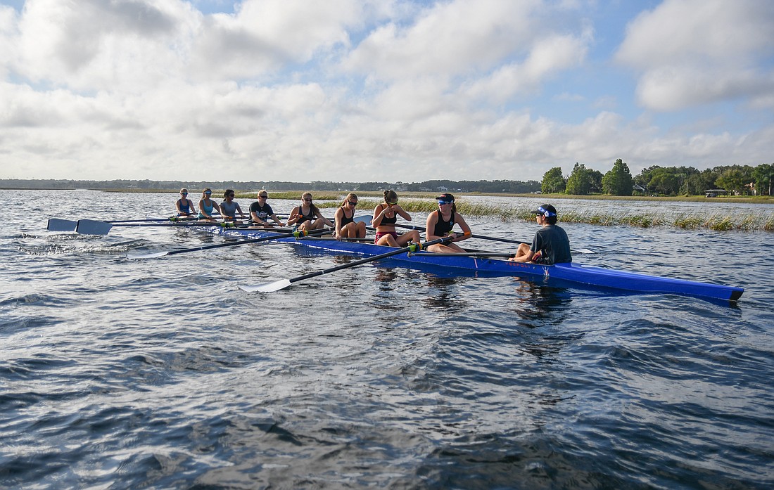 After weeks of practice, all boats competing at nationals are ready to head down to Sarasota.