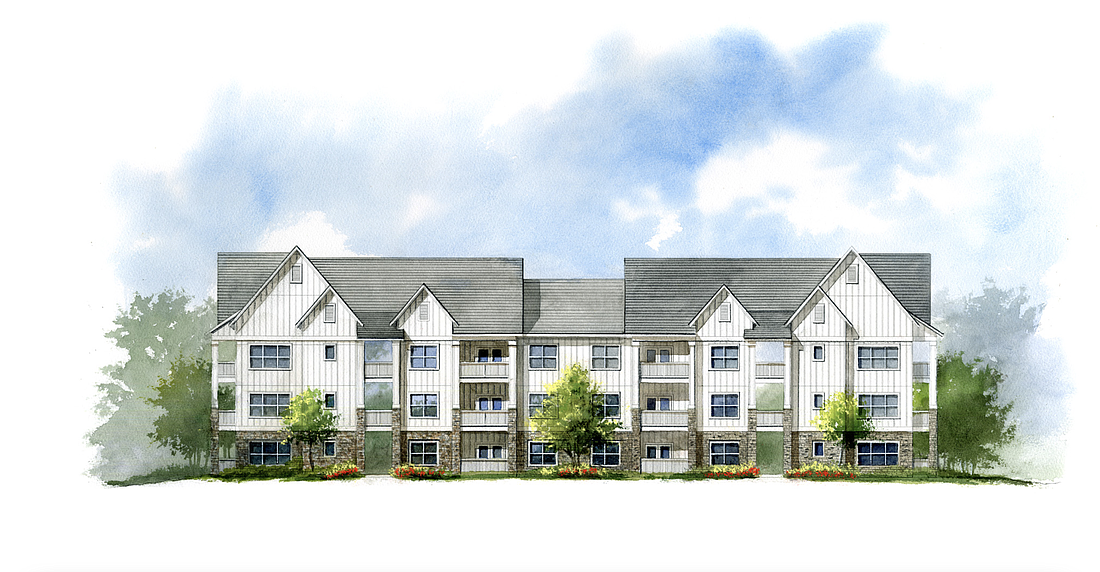 The Tymber Creek Apartments will consist of 270 units. Rendering courtesy of the Tymber Creek Apartments site plan submittal