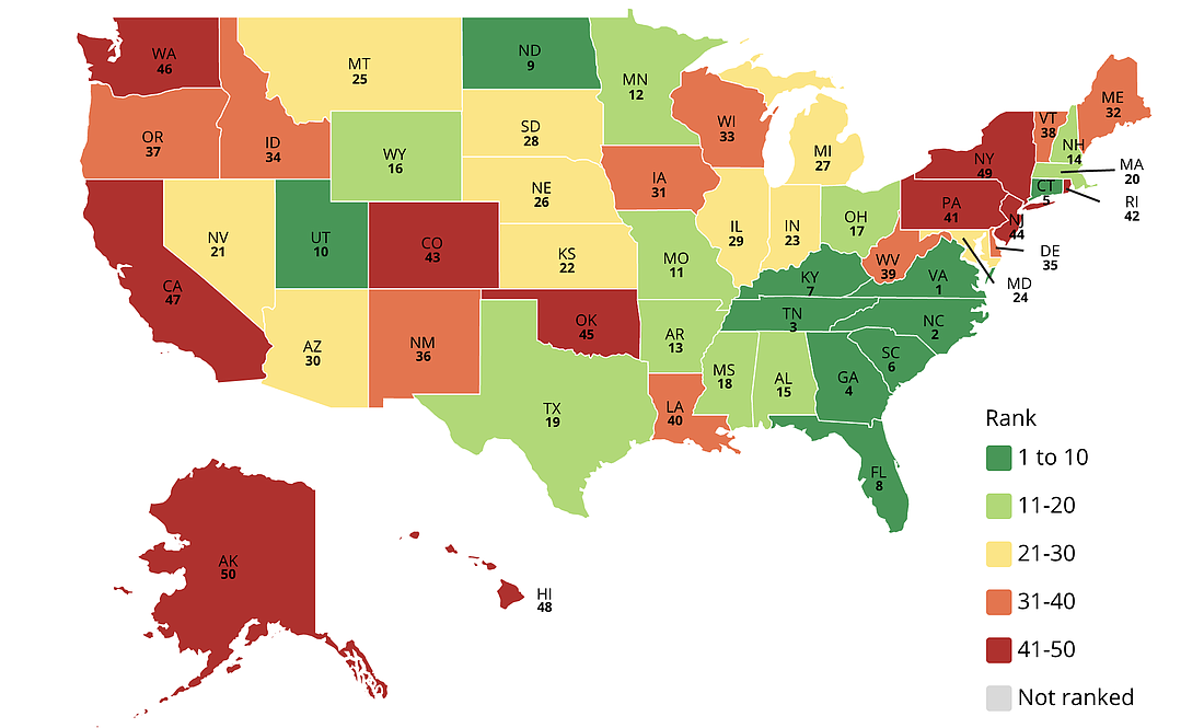 How the states' highway systems rank, via Reason Foundation's 27th Annual Highway Report