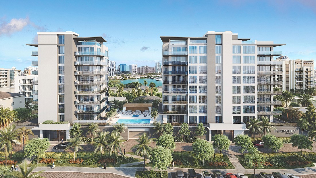 Peninsula Sarasota will bring 23 luxury residences to Golden Gate Point.