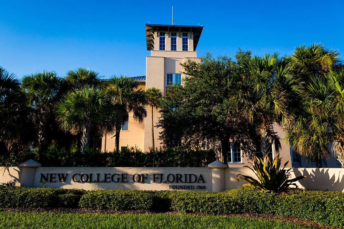 New College, on 110 acres on Sarasota Bay, was founded in 1960.